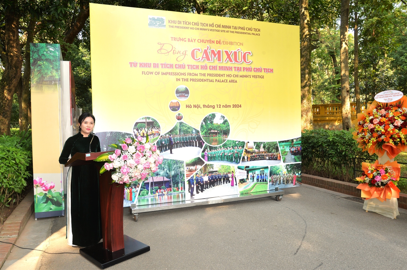 Khu Di tích Chủ tịch Hồ Chí Minh tại Phủ Chủ tịch tổ chức khai mạc triển lãm “Dòng cảm xúc từ Khu Di tích Chủ tịch Hồ Chí Minh tại Phủ Chủ tịch”, ngày 19/12/2024