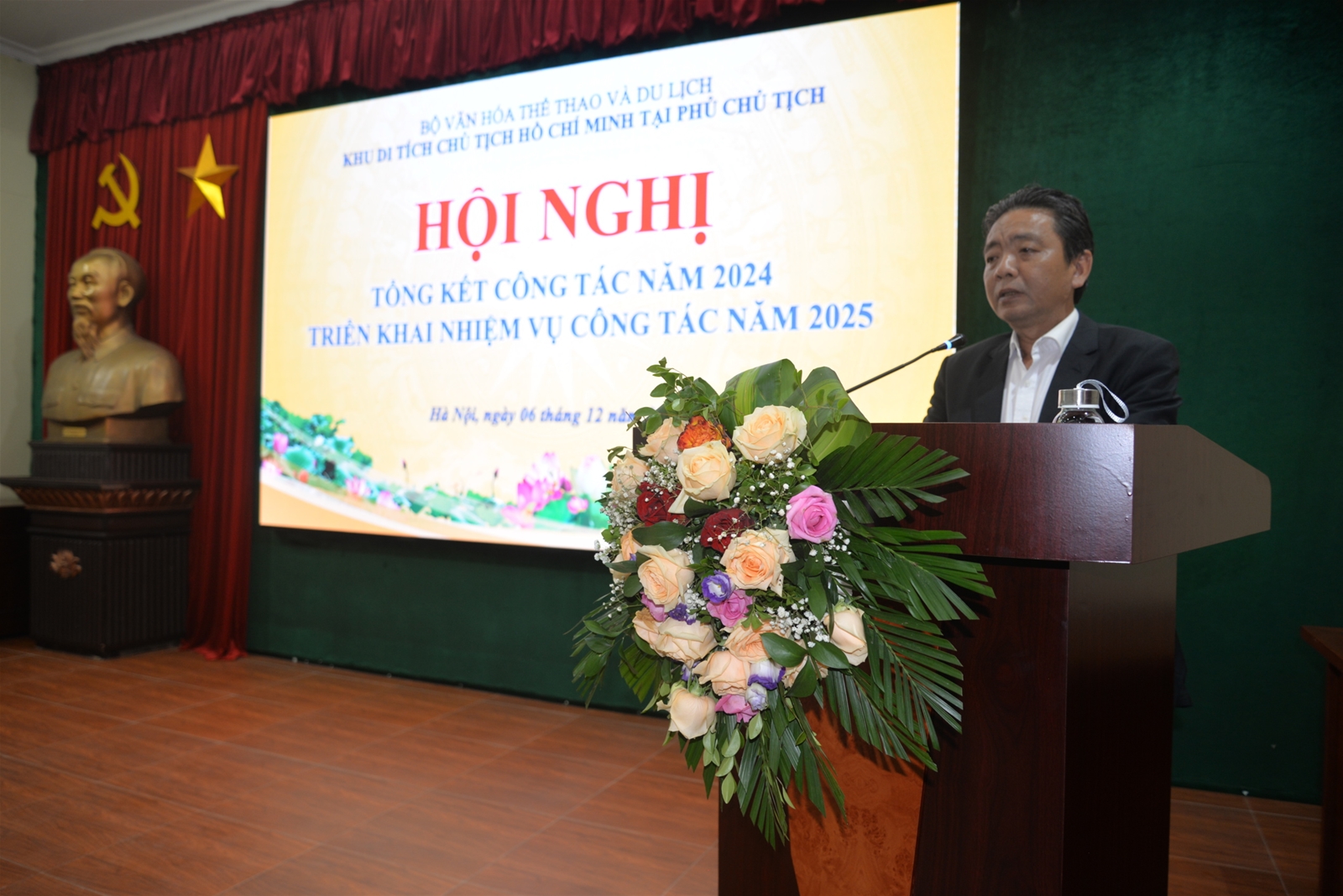 Khu Di tích Chủ tịch Hồ Chí Minh tại Phủ Chủ tịch tổ chức Hội nghị Tổng kết công tác năm 2024, triển khai nhiệm vụ công tác năm 2025, ngày 6/12/2024