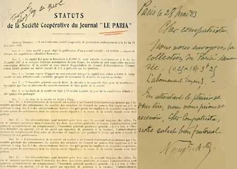 Nguyễn Ái Quốc với Báo Người Cùng Khổ (Le Paria) - một cách tiếp cận từ hồ sơ lưu trữ của Pháp